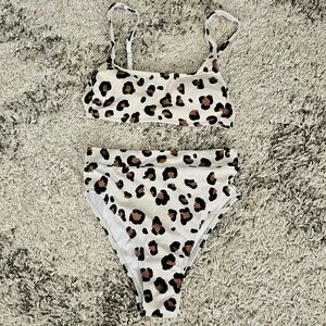 Small Xhilaration Leopard Print Bikini Set